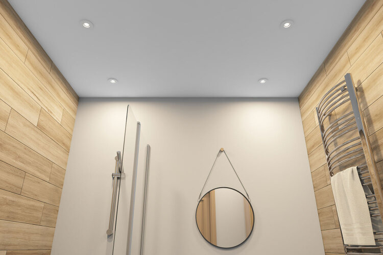 DK2036-WH Встраиваемый светильник влагозащ., IP 44, до 15 Вт, GU10, LED, белый, алюминий. Фото 6