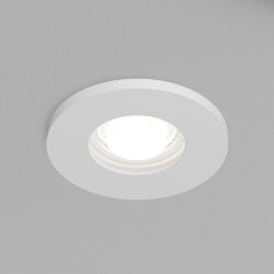 Встраиваемый светильник влагозащ., IP 44, до 15 Вт, GU10, LED, белый, алюминий, Denkirs DK2036-WH