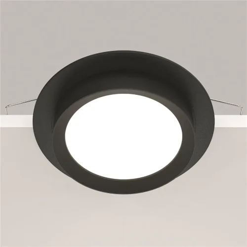 Встраиваемый светильник Hoop GX53 1x12Вт (Черный) - фото 3