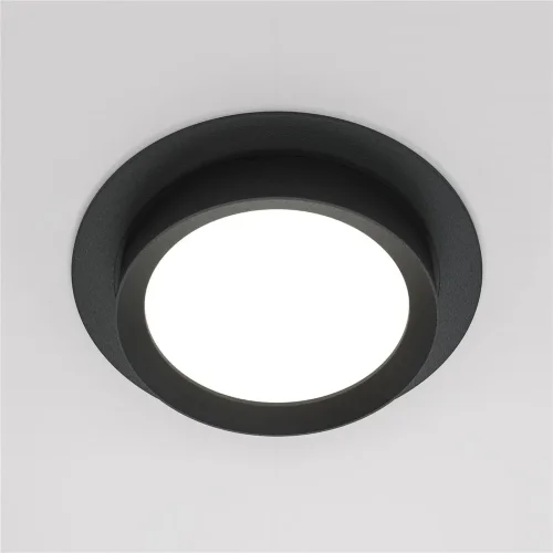Встраиваемый светильник Hoop GX53 1x12Вт (Черный) - фото 9