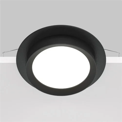 Встраиваемый светильник Hoop GX53 1x12Вт (Черный) - фото 10