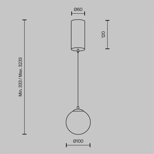 Подвесной светильник Yora 2700-4000К 5Вт (Латунь) - фото 3