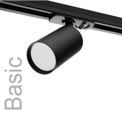 Трековый светильник WOLTA WTL-GU10/02B под лампу GU10 Чёрный BASIC