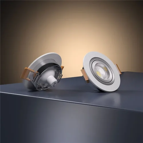 Алюминиевый точечный светильник 1061/1 MR16 WH белый - фото 2