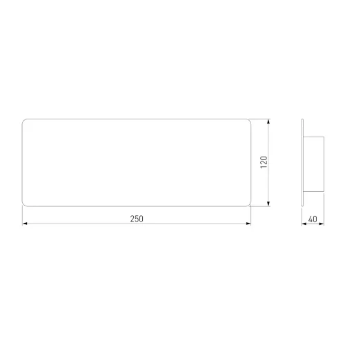 Настенный светодиодный светильник Angle LED 40138/1 LED белый - фото 4