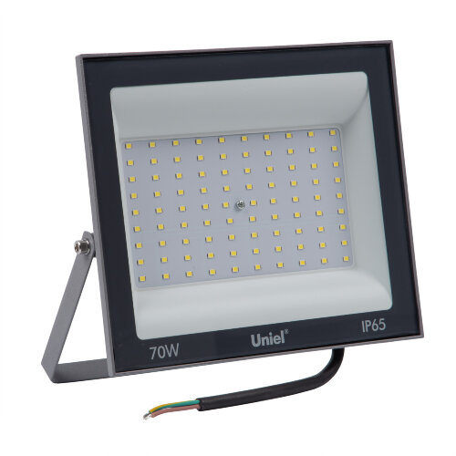 ULF-F23-70W-6500K IP65 160-240V GREY Прожектор светодиодный, Дневной свет 6500K, Корпус серый, TM Uniel - фото 2