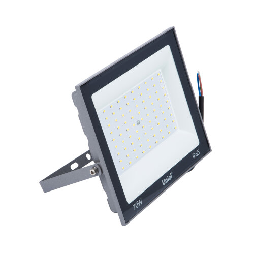 ULF-F23-70W-6500K IP65 160-240V GREY Прожектор светодиодный, Дневной свет 6500K, Корпус серый, TM Uniel - фото 4