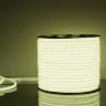 Светодиодный гибкий неон 220 В 9.6 Вт/м 144 Led/м 2835 IP67, круглый холодный белый 6500К, 50 м Гибкий неон 220V 9,6W 144Led 2835 IP67 круглый холодный белый, 50 м - фото