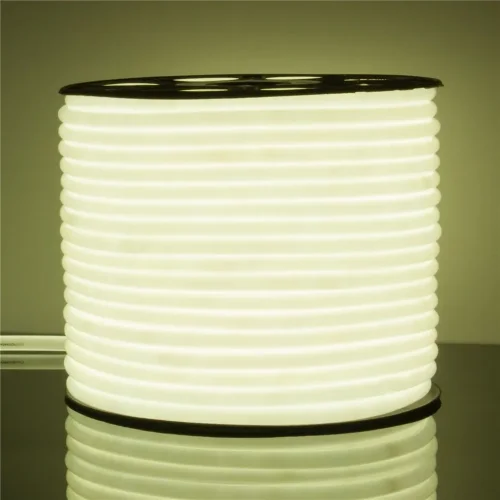 Светодиодный гибкий неон 220 В 9.6 Вт/м 144 Led/м 2835 IP67, круглый холодный белый 6500К, 50 м Гибкий неон 220V 9,6W 144Led 2835 IP67 круглый холодный белый, 50 м - фото 3