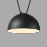 DK5563-BK Cветильник для трека-ремня Belty, серия Flow со светодиодом, D300*H171мм, 48V DC, 28W, RA90, 120°, 3000K, IP20, черный, алюминий.