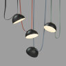DK5563-BK Cветильник для трека-ремня Belty, серия Flow со светодиодом, D300*H171мм, 48V DC, 28W, RA90, 120°, 3000K, IP20, черный, алюминий. Фото 3