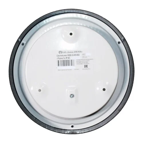 Светильник НББ 03-60-003 'Терма 3' 1х60Вт E27 IP65 корпус серебро (инд. упак.) Элетех 1005500583 - фото 4