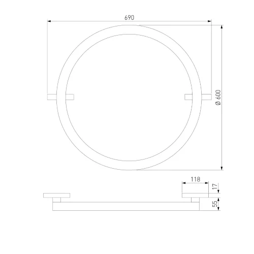 Slim Magnetic Трековый светильник 26W 4000K Most чёрный 85523/01 - фото 6