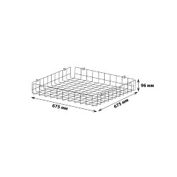 UFL-V30A 6060 GREY Решетка защитная для панелей 595х595мм