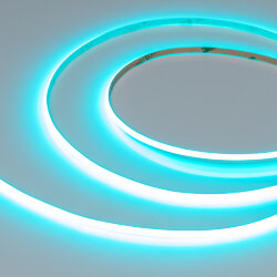 Светодиодная лента COB-X480-4mm 24V Aquamarine (4 W/m, IP20, 5m) (Arlight)