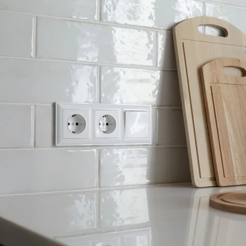 Рамка из пластика на 3 поста Fiore белый W0032201 - фото 3