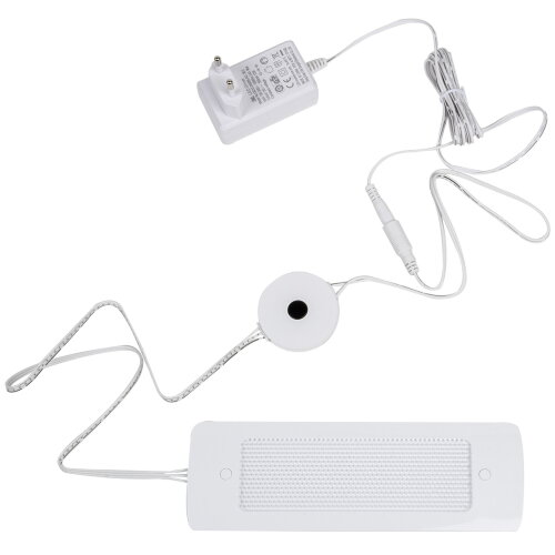 ULI-F43-6W-4200K-DIM SENSOR IP20 SILVER Панель линейная светодиодная ультратонкая, с бесконтактным выключателем, диммер.199.5х66.5х11мм, 175Lm, Серебристый - фото 1