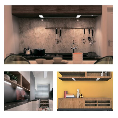 ULI-F43-6W-4200K-DIM SENSOR IP20 SILVER Панель линейная светодиодная ультратонкая, с бесконтактным выключателем, диммер.199.5х66.5х11мм, 175Lm, Серебристый - фото 8