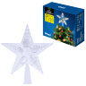 ULD-H1515-010-STB-2AA WARM WHITE STAR-2 Украшение светодиодное для ёлки Звезда-2, 15см, на батарейках не в-к, 10 светодиодов, Теплый белый свет, Прозрачный провод. - фото 7