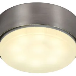 Светильник накладной под лампу GX53 хром матов. IEK LUPB0-GX53-1-K27