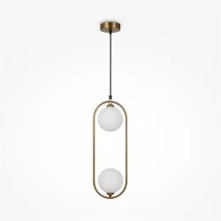 Подвесной светильник Ring G9х2 25Вт (Латунь)