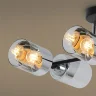 Люстра FR5226PL-06B Двойной / Dual E27x6 (Черный) FR5226PL-06B - фото 10