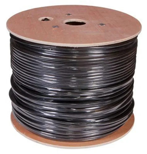 Кабель витая пара F/UTP кат.5e 4х2х24AWG solid PE OUTDOOR черн. (м) Rexant 01-0146 - фото 2
