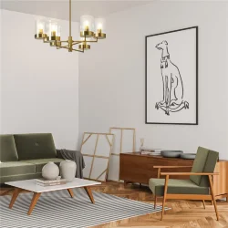 Подвесной светильник Клипса / Clip (Латунь) FR5426PL-06BS