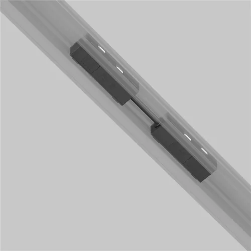 Коннектор питания прямой гибкий 5см Exility черный (Черный) TRA034CPC-42B-5-1 - фото 4