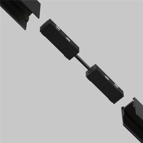 Коннектор питания прямой гибкий 5см Exility черный (Черный) TRA034CPC-42B-5-1 - фото 5