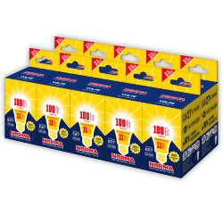 LED-A60-11W-WW-E27-FR-NR Набор из 10штук 2 Лампа светодиодная, Форма A, матовая, Серия Norma, Теплый белый свет 3000K, Картон