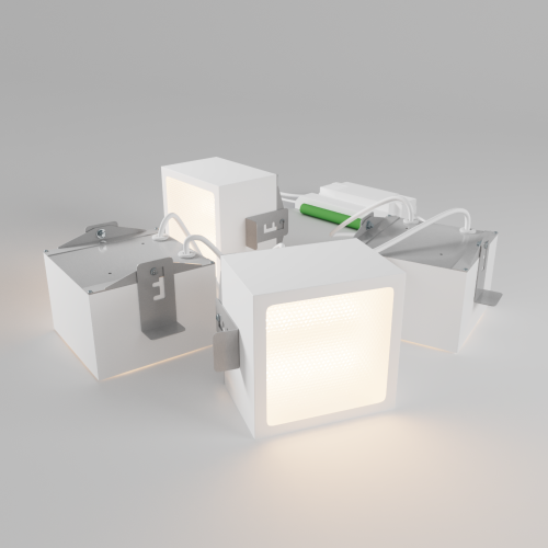 Светильник WOLTA PRO ГАЛАКТИКА ДВО10-36-052-3К-Б с БАП ЕМ3 Микропризма - фото 1.