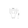 LED-JCDR 6W-NW-GU10-FR PLP01WH Лампа светодиодная, Форма JCDR, матовая, Серия ЯРКАЯ, Белый свет 4000K - фото 2