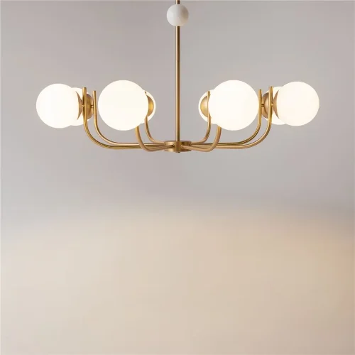 Подвесной светильник Rendez-vous E14х8 (Латунь) - фото 8