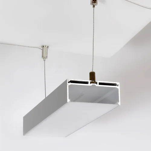 Алюминиевый профиль 201 (2000х75х32мм с рассеивателем) - фото I