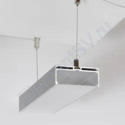 Алюминиевый профиль 201 (2000х75х32мм с рассеивателем)