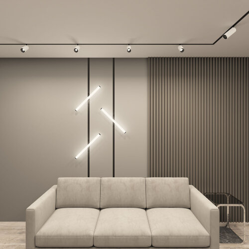 DK8041-BW+BK Акцентный светильник SMART SPOT 20W DIM 3000K-6000K, черный с белым, алюминий. Фото 4