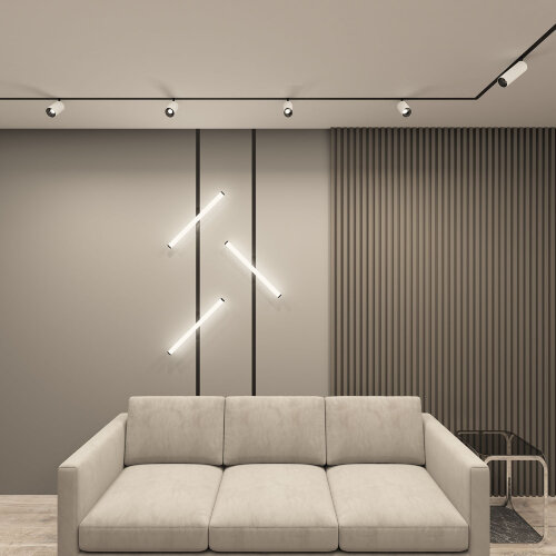 DK8041-BW+BK Акцентный светильник SMART SPOT 20W DIM 3000K-6000K, черный с белым, алюминий. Фото 5