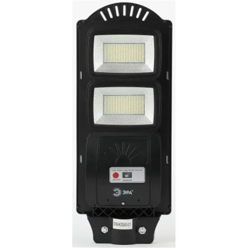 Светильник 40Вт 5000К IP65 700лм консольный на солнечной батарее SMD с датчиком движения ПДУ Эра Б0046799 - фото 5