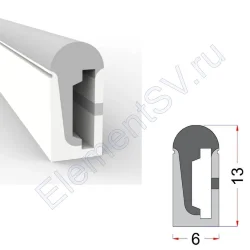 Cиликоновая оболочка T0613 S13 (6*13mm, pcb 8mm)