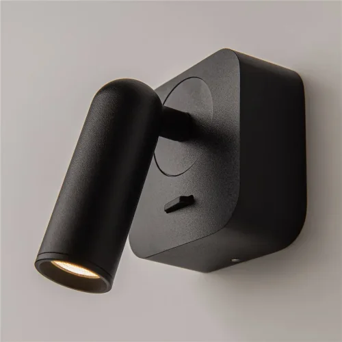 Настенный светильник (бра) Mirax 3000К 3Вт IP 20 (Черный) - фото 12