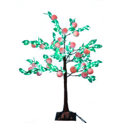 ULD-T6095-240-SBA WHITE IP20 PEACH Дерево светодиодное Персик, 95см, 240 светодиодов, Белый свет, Провод черный.