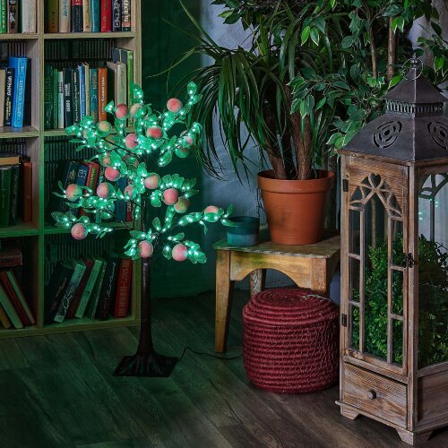 ULD-T6095-240-SBA WHITE IP20 PEACH Дерево светодиодное Персик, 95см, 240 светодиодов, Белый свет, Провод черный. - фото 7