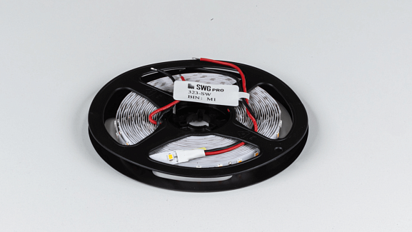 Светодиодная лента SWG PRO 2835, 84 LED/м, 8,6 Вт/м, 24В , IP20, Цвет: Теплый белый, SWG2P84-24-8.6-WW. Фото 3
