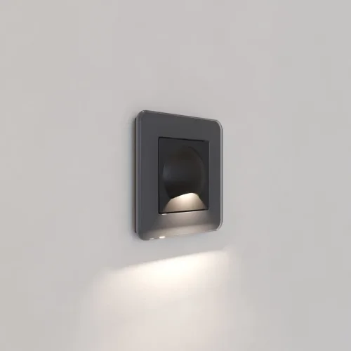 Встраиваемая LED подсветка МУН (черный матовый) W1154408 - фото 3