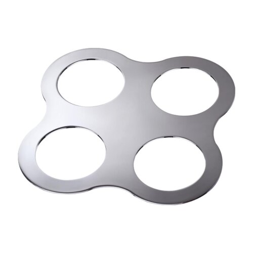 Рамка декоративная к артикулам 357585-357587, 357589, 357909-357910, 370639-370643 «Novotech» 358247, дизайн: Хай-тек, серия: METIS. Фото 1.