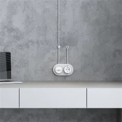 Втулка для вывода кабеля из стены 2 шт. белая ретро W6421101