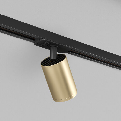 DK6201-BG Трековый светильник IP 20, 15 Вт, GU5.3, матовое золото с черным, алюминий. Фото 3