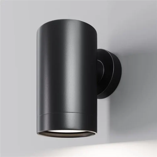 Настенный светильник (бра) Clyde GU10х1 10 Вт IP 54 (Черный) - фото 7