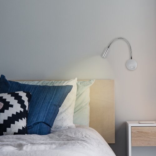 ULT-F21-3W-4000K IP20 SILVER Светильник светодиодный настенный гибкий для интерьерного освещения, 85-265В, Белый свет 4000К, Серебряный, TM Uniel - фото 5